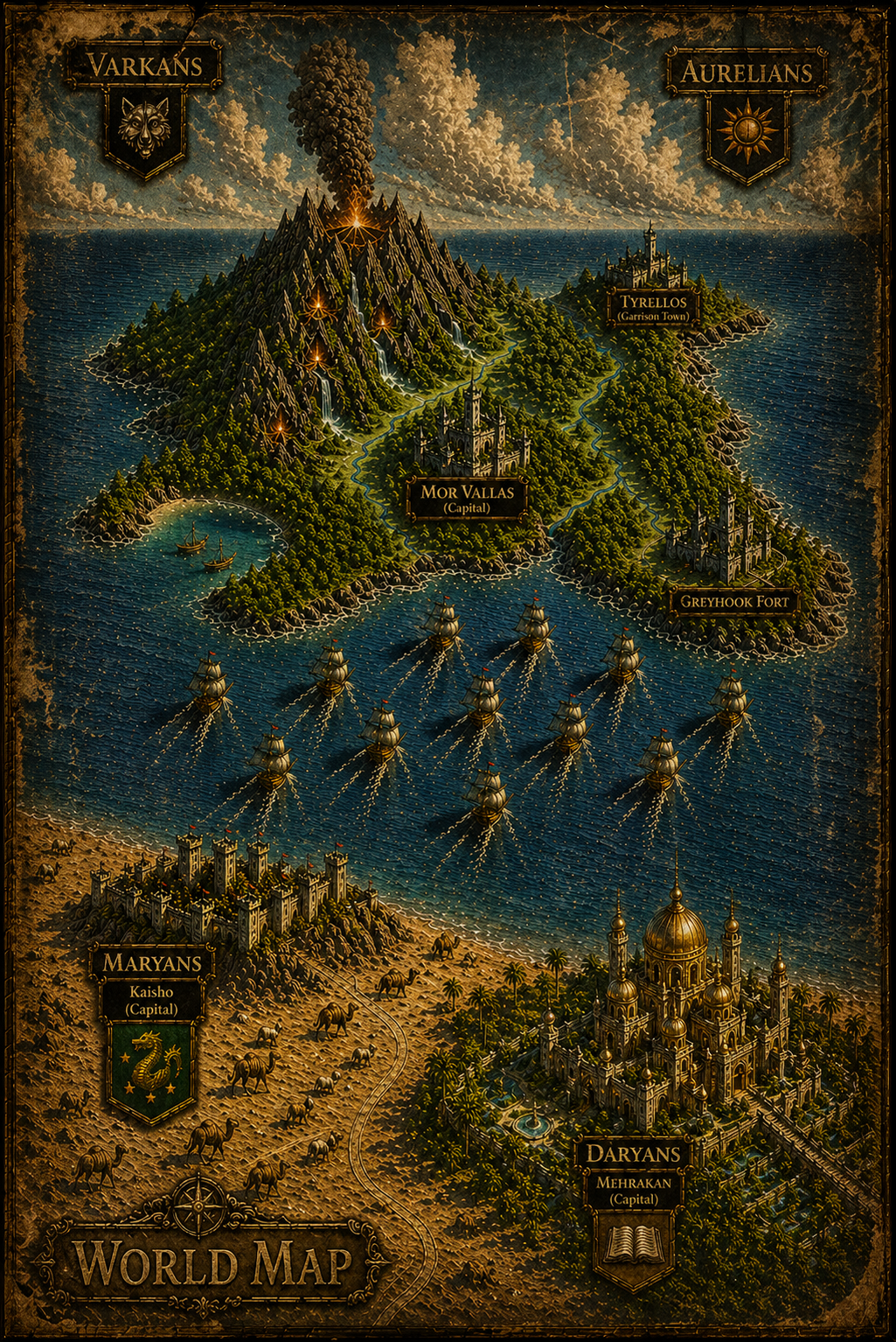 Operational map for The Still and the Burning