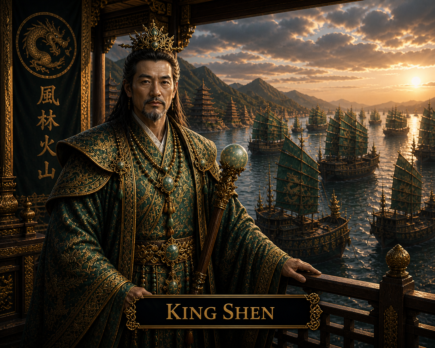 Placeholder illustration of King Shen