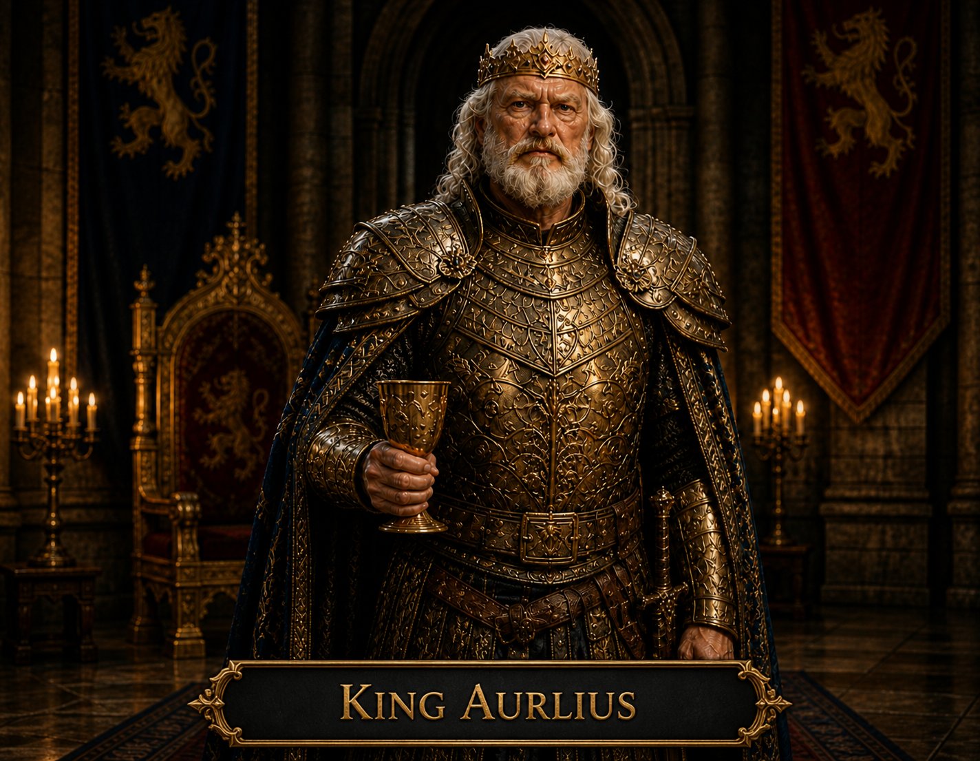 Illustration of King Aurelius